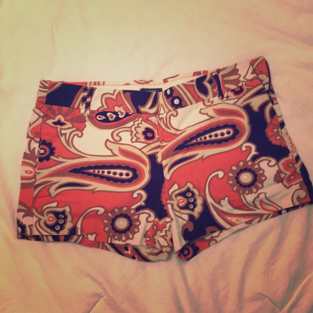Jcrew print shorts